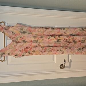 Coldwater Creek Maxi Floral Sleeveless Dress Size 10